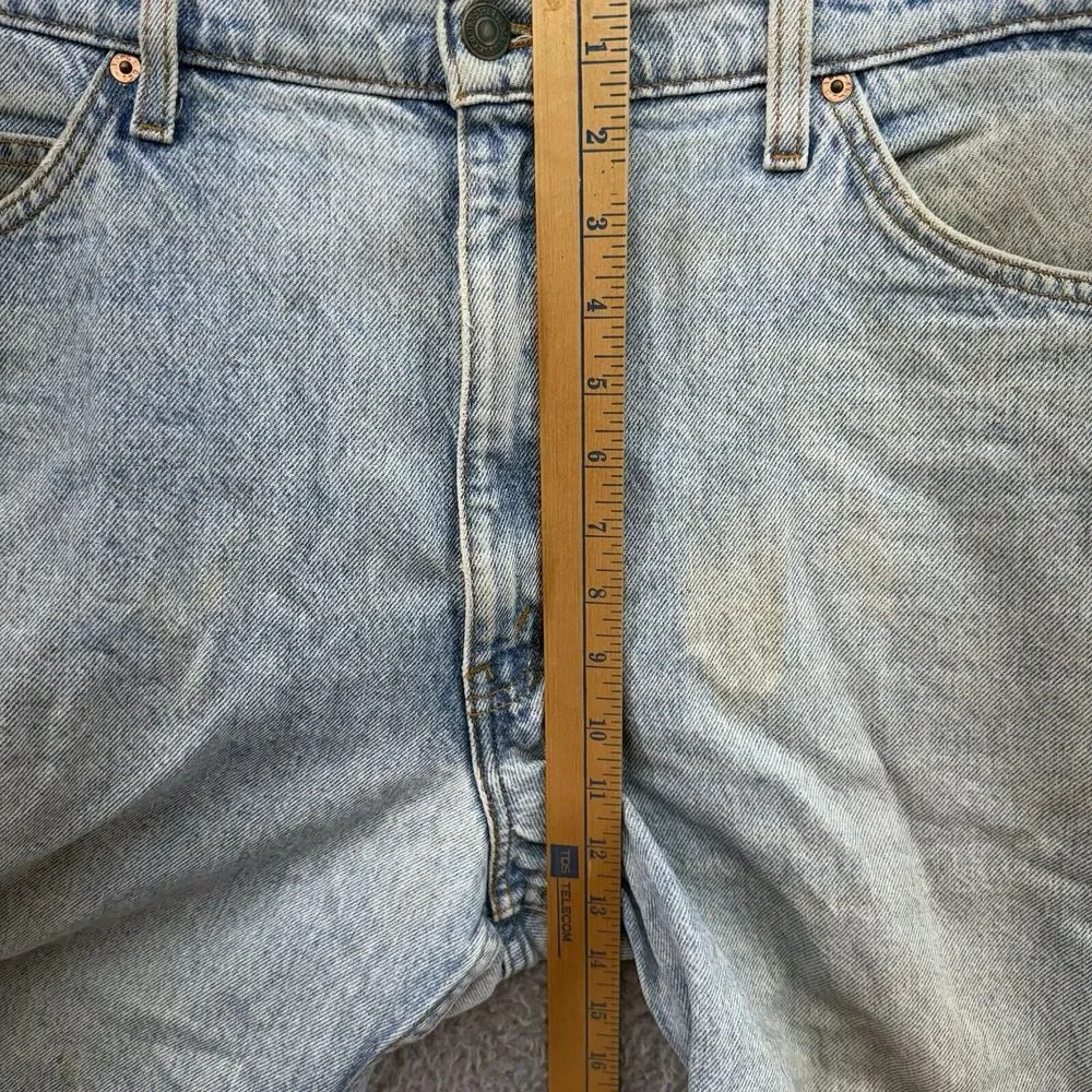 Vintage Levis Jeans 550 Relaxed Fit 40x32 Light Wash 100% Cotton Work Pants READ